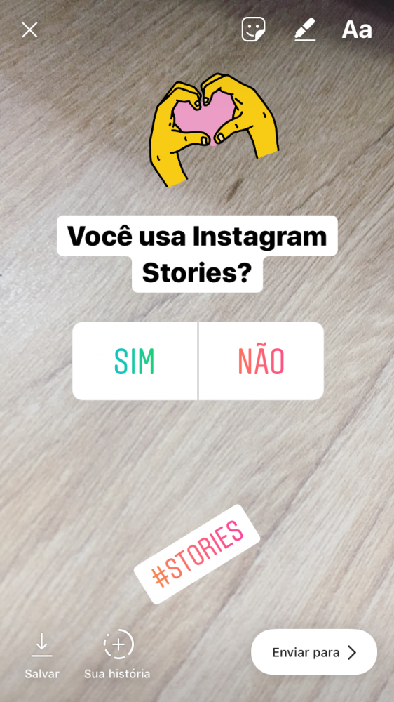 Instagram Stories: Enquetes