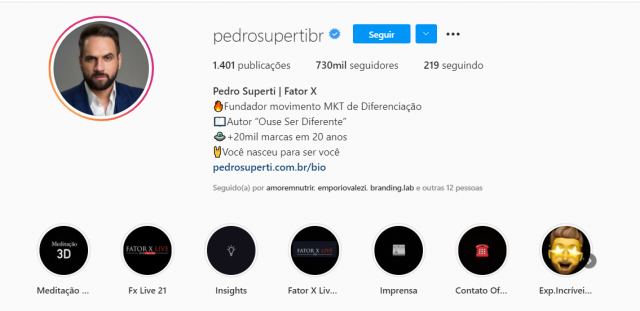 Ideias de Bio para Instagram - Pedro Superti